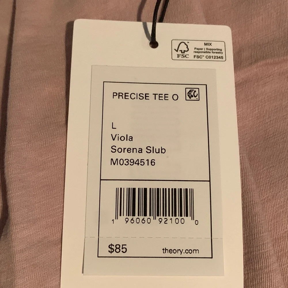 THEORY
Pima Cotton Sereno Slub Knit Precise Tee - Picture 4 of 6